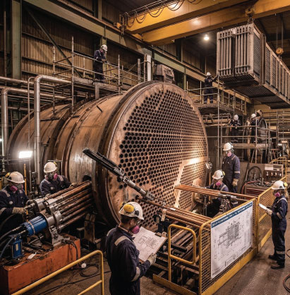 Industrial Boiler Maintenance Team