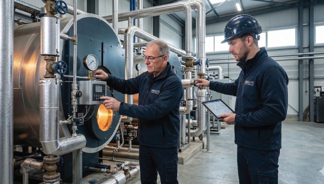 Industrial boiler maintenance engineers