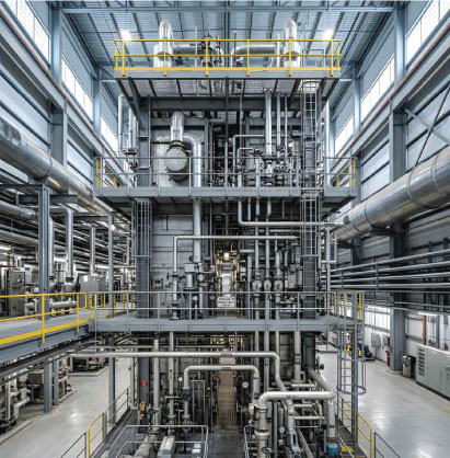 Modern Industrial Pipeline System