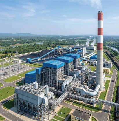 Modern industrial power plant