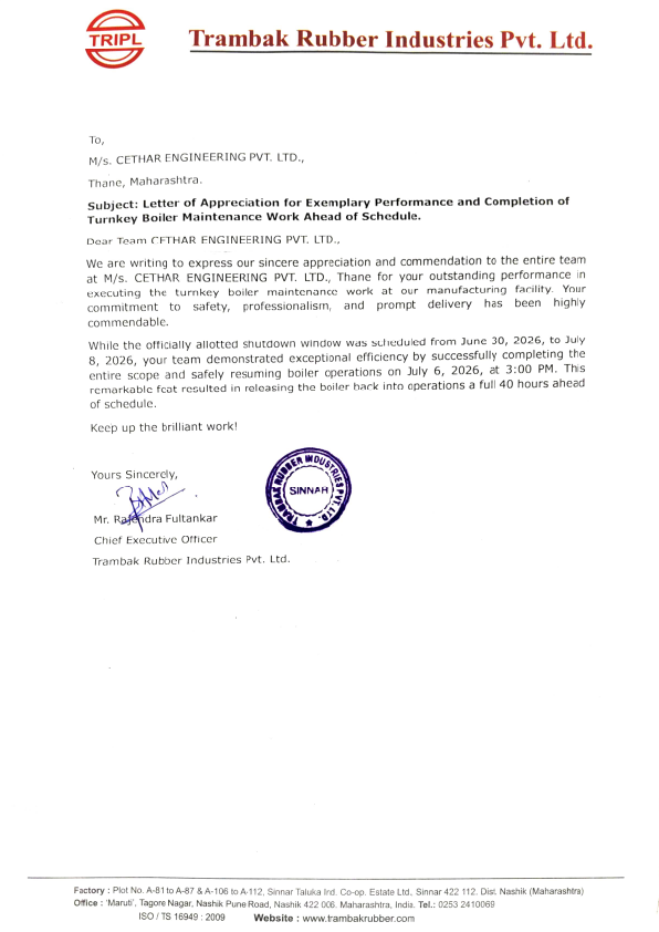 Cethar certificates JC